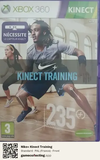 Nike+ Kinect Training Xbox 360, France box front