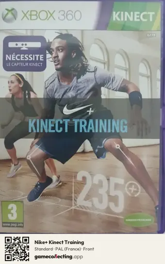 Nike+ Kinect Training Xbox 360, France box front