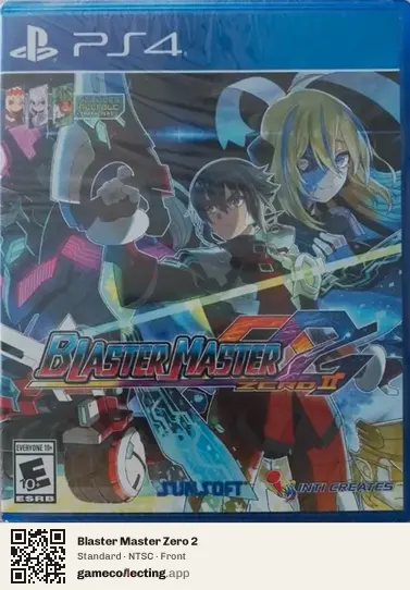 Blaster Master Zero 2 PlayStation 4, NTSC box front