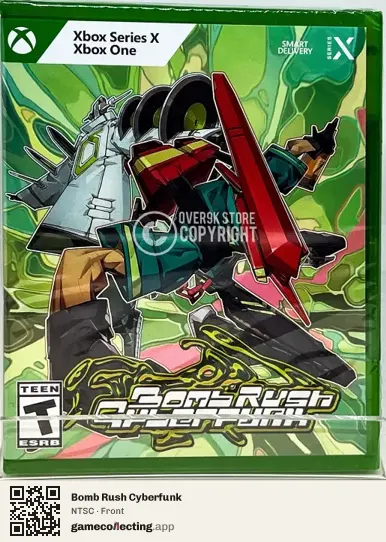Bomb Rush Cyberfunk Xbox Series X, NTSC box front