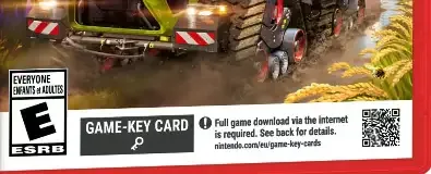 Farming Simulator: Signature Edition, the ESRB box on its front