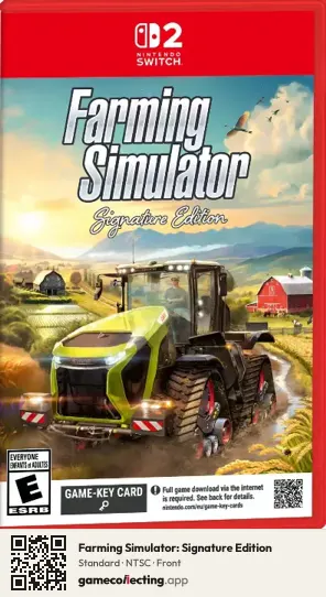 Farming Simulator: Signature Edition Nintendo Switch 2, NTSC box front