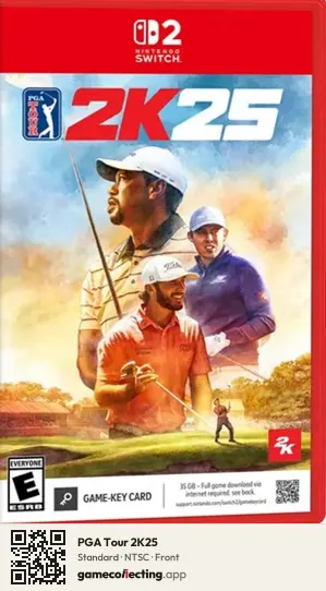 PGA Tour 2K25 Nintendo Switch 2, NTSC box front
