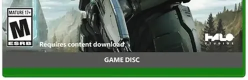 Halo: Campaign Evolved, the ESRB box on its front
