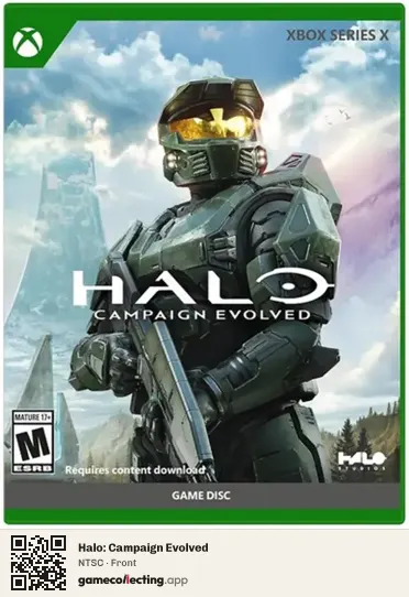 Halo: Campaign Evolved Xbox Series X, NTSC box front