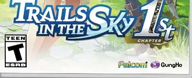 Trails in the Sky 1st Chapter, the ESRB box on its front