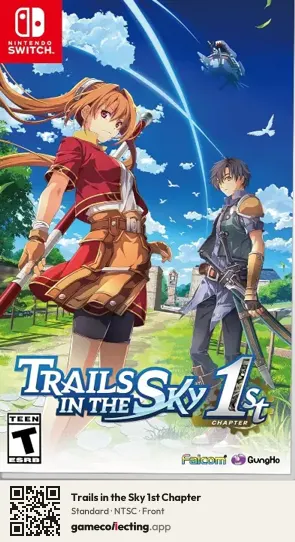 Trails in the Sky 1st Chapter Nintendo Switch, NTSC box front