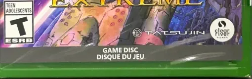 Truxton Extreme, the ESRB box on its front