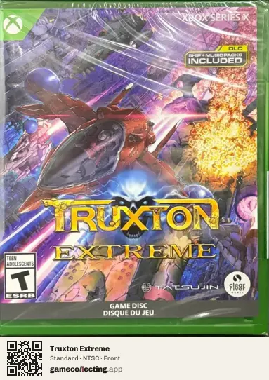 Truxton Extreme Xbox Series X, NTSC box front