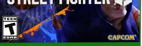 Street Fighter 6, the ESRB box on its front