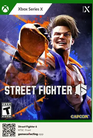 Street Fighter 6 Xbox Series X, NTSC box front