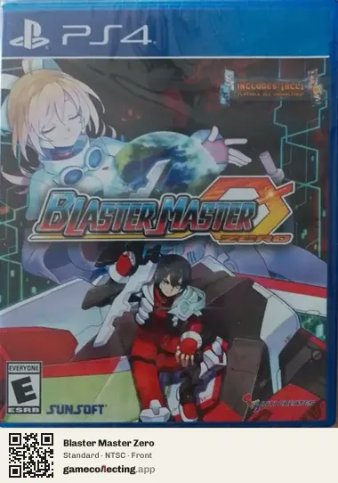 Blaster Master Zero PlayStation 4, NTSC box front