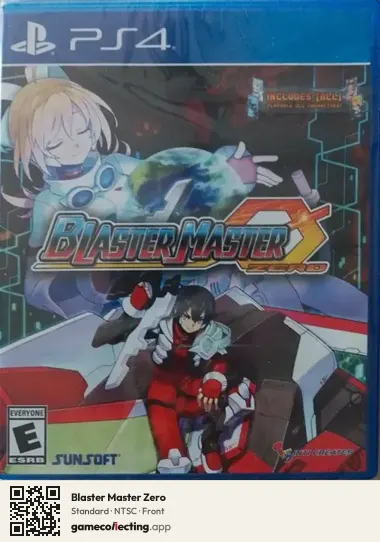Blaster Master Zero PlayStation 4, NTSC box front