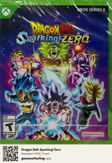 Dragon Ball: Sparking! Zero Xbox Series X, NTSC box front