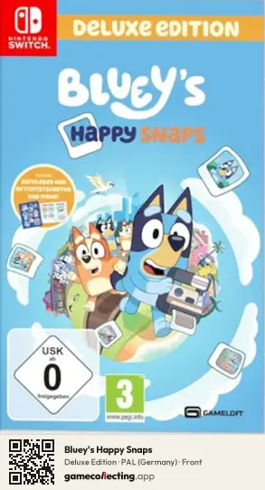 Bluey's Happy Snaps Nintendo Switch, Germany box front