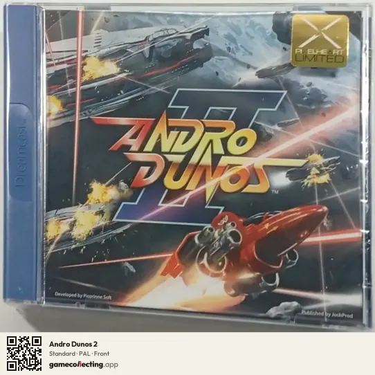 Andro Dunos 2 Sega Dreamcast, PAL box front