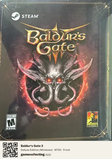 Baldur's Gate 3 Computer, NTSC box front