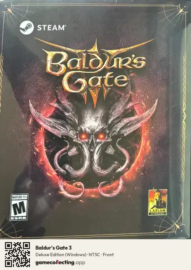 Baldur's Gate 3 Computer, NTSC box front