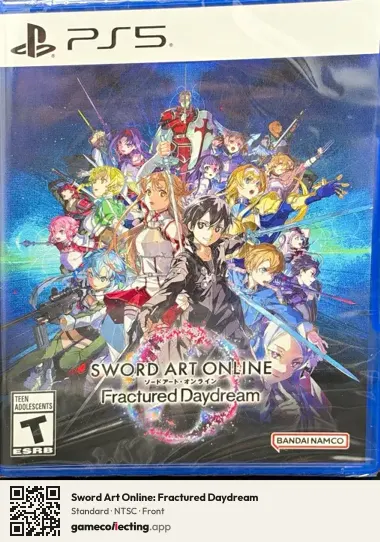 Sword Art Online: Fractured Daydream PlayStation 5, NTSC box front