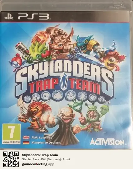 Skylanders: Trap Team PlayStation 3, Germany box front