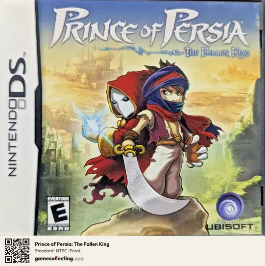 Prince of Persia: The Fallen King Nintendo DS, NTSC box front