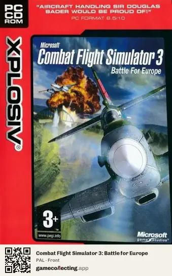 Combat Flight Simulator 3: Battle for Europe Computer, PAL box front