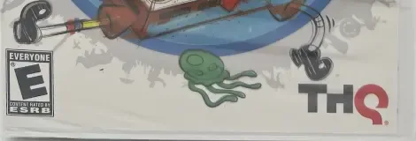 SpongeBob SquigglePants, the ESRB box on its front
