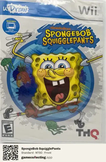 SpongeBob SquigglePants Nintendo Wii, NTSC box front