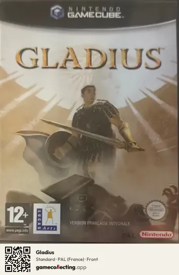Gladius Nintendo GameCube, France box front