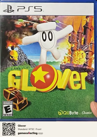 Glover PlayStation 5, NTSC box front