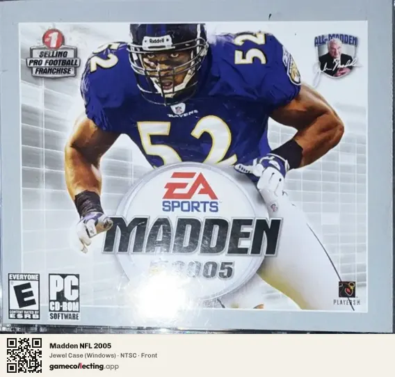 Madden NFL 2005 Computer, NTSC box front