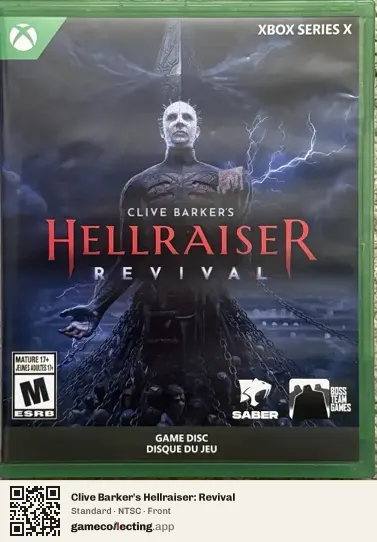 Clive Barker's Hellraiser: Revival Xbox Series X, NTSC box front