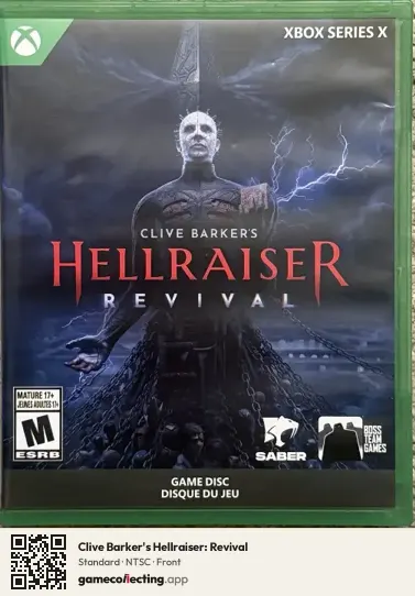 Clive Barker's Hellraiser: Revival Xbox Series X, NTSC box front