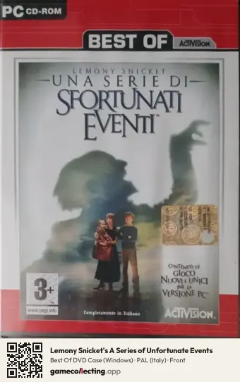 Lemony Snicket's A Series of Unfortunate Events Computer, Italy box front