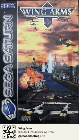 Wing Arms Sega Saturn, Germany box front