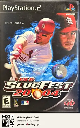 MLB SlugFest 20-04 PlayStation 2, NTSC box front