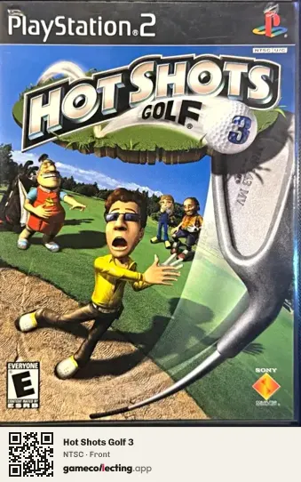 Hot Shots Golf 3 PlayStation 2, NTSC box front
