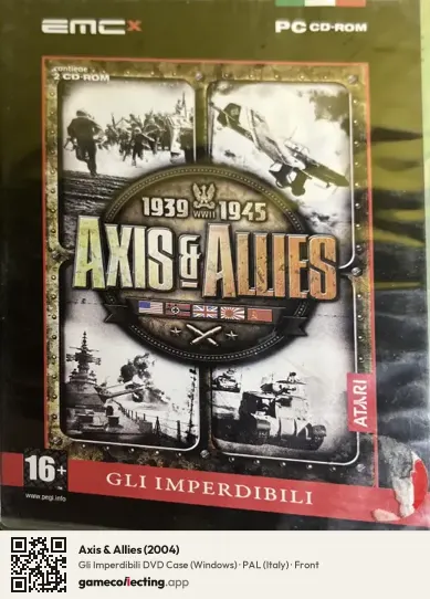 Axis & Allies (2004) Computer, Italy box front