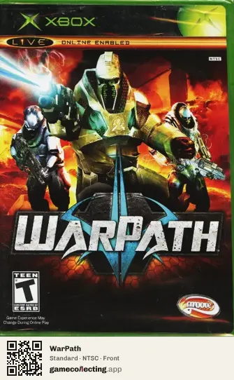 WarPath Xbox, NTSC box front