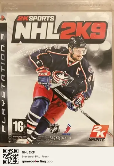 NHL 2K9 PlayStation 3, PAL box front