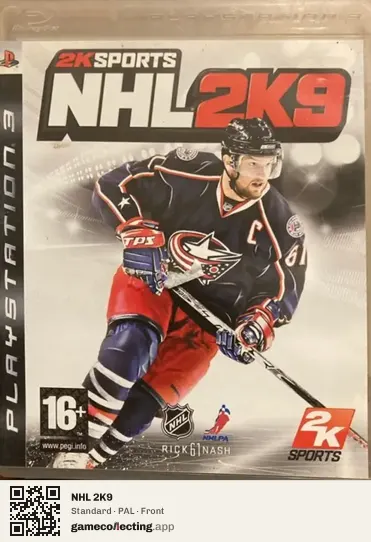 NHL 2K9 PlayStation 3, PAL box front