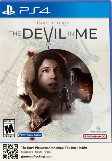 The Dark Pictures Anthology: The Devil in Me PlayStation 4, NTSC box front