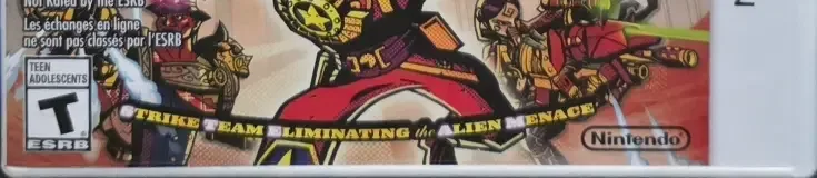 Code Name: S.T.E.A.M., the ESRB box on its front