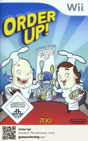 Order Up! Nintendo Wii, Germany box front