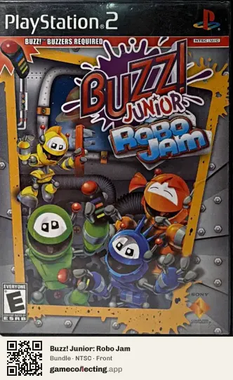 Buzz! Junior: Robo Jam PlayStation 2, NTSC box front