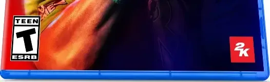 WWE 2K23, the ESRB box on its front