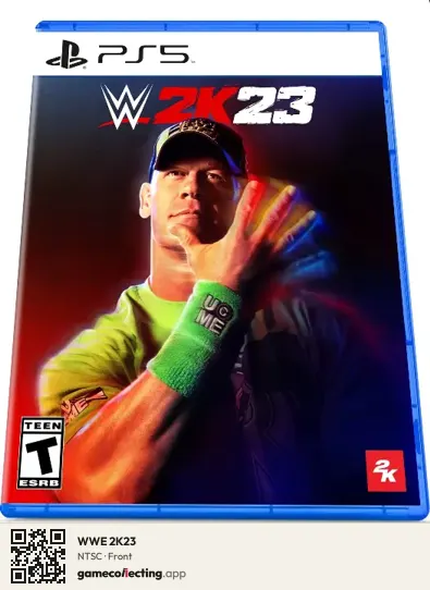 WWE 2K23 PlayStation 5, NTSC box front