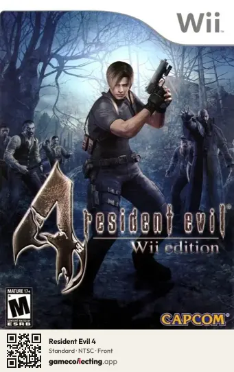 Resident Evil 4 Nintendo Wii, NTSC box front