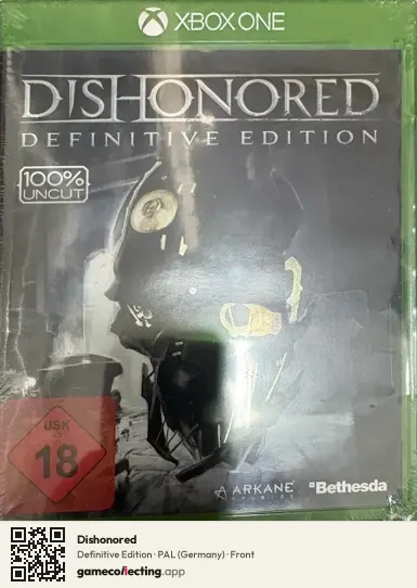 Dishonored Xbox One, Germany box front