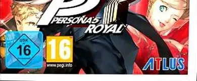 Persona 5 Royal, the USK square on its front